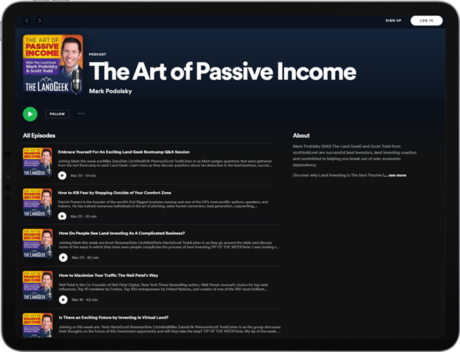 The Art of Passive Income - Spotify
