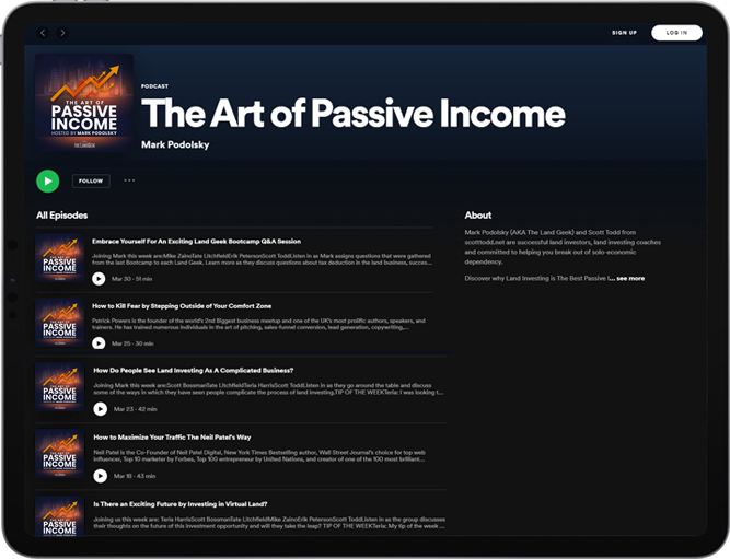 The Art of Passive Income - Spotify
