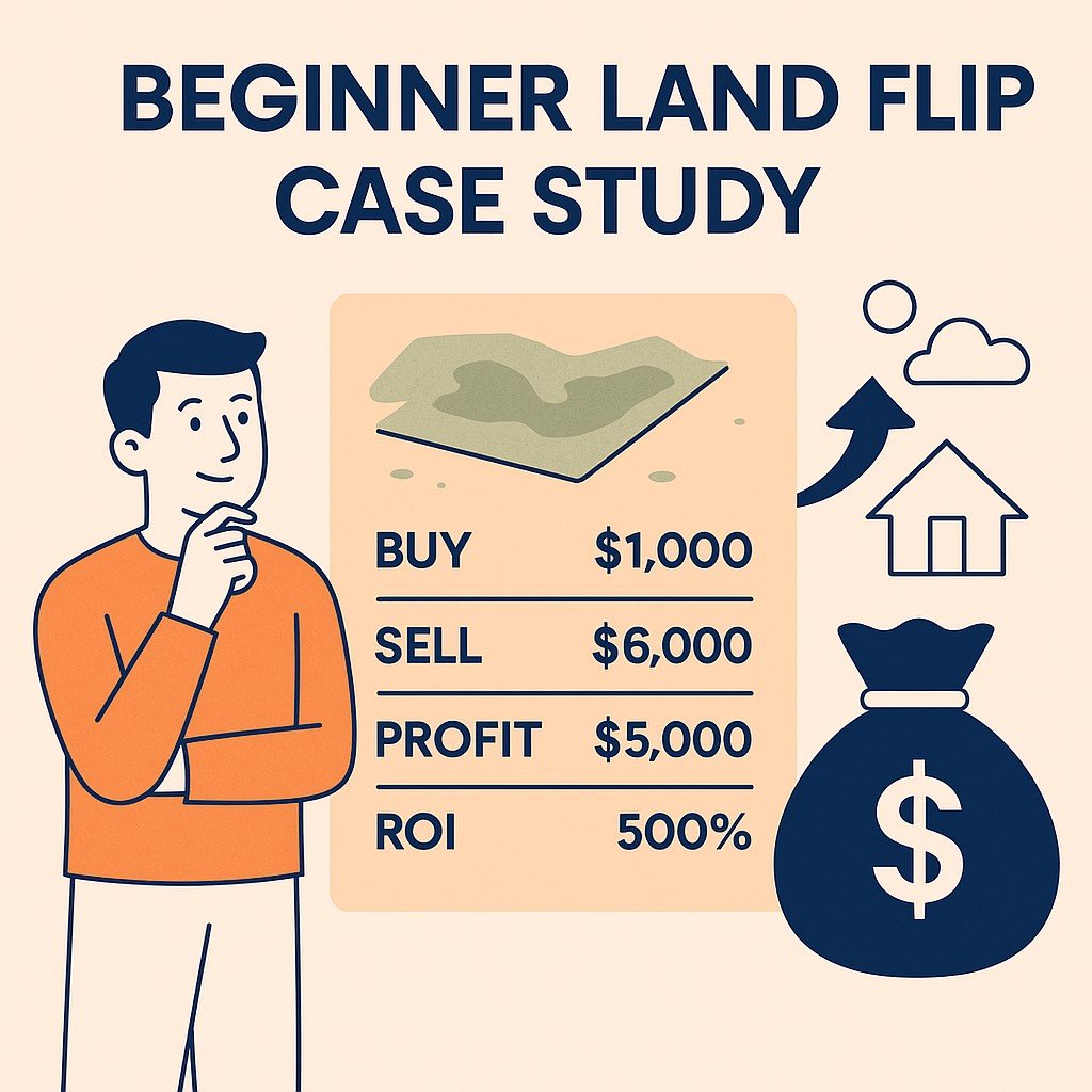 Land Flipping Case Study with Numbers | Real ROI & Profit Margins