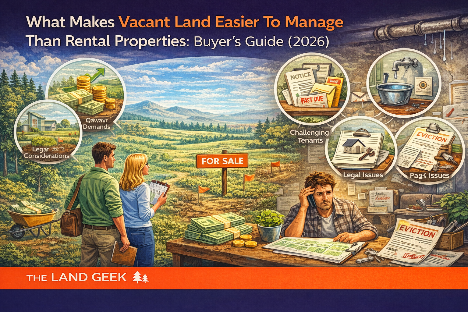 What Makes Vacant Land Easier To Manage Than Rental Properties: Buyer’s Guide (2026)