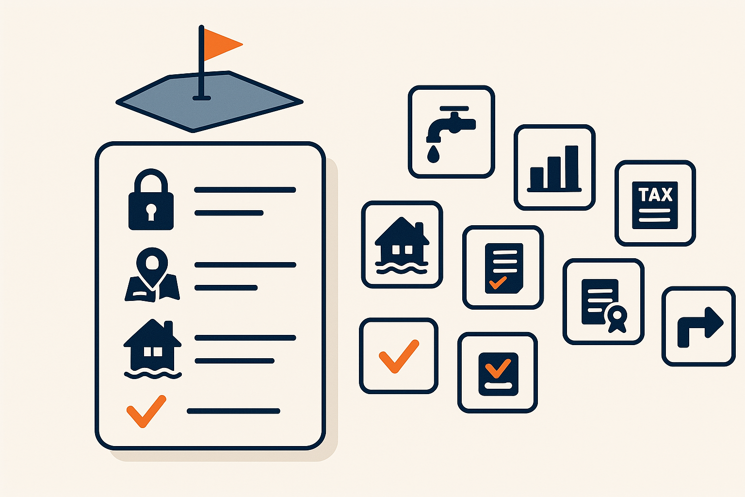 What are the legal considerations in land flipping? visual