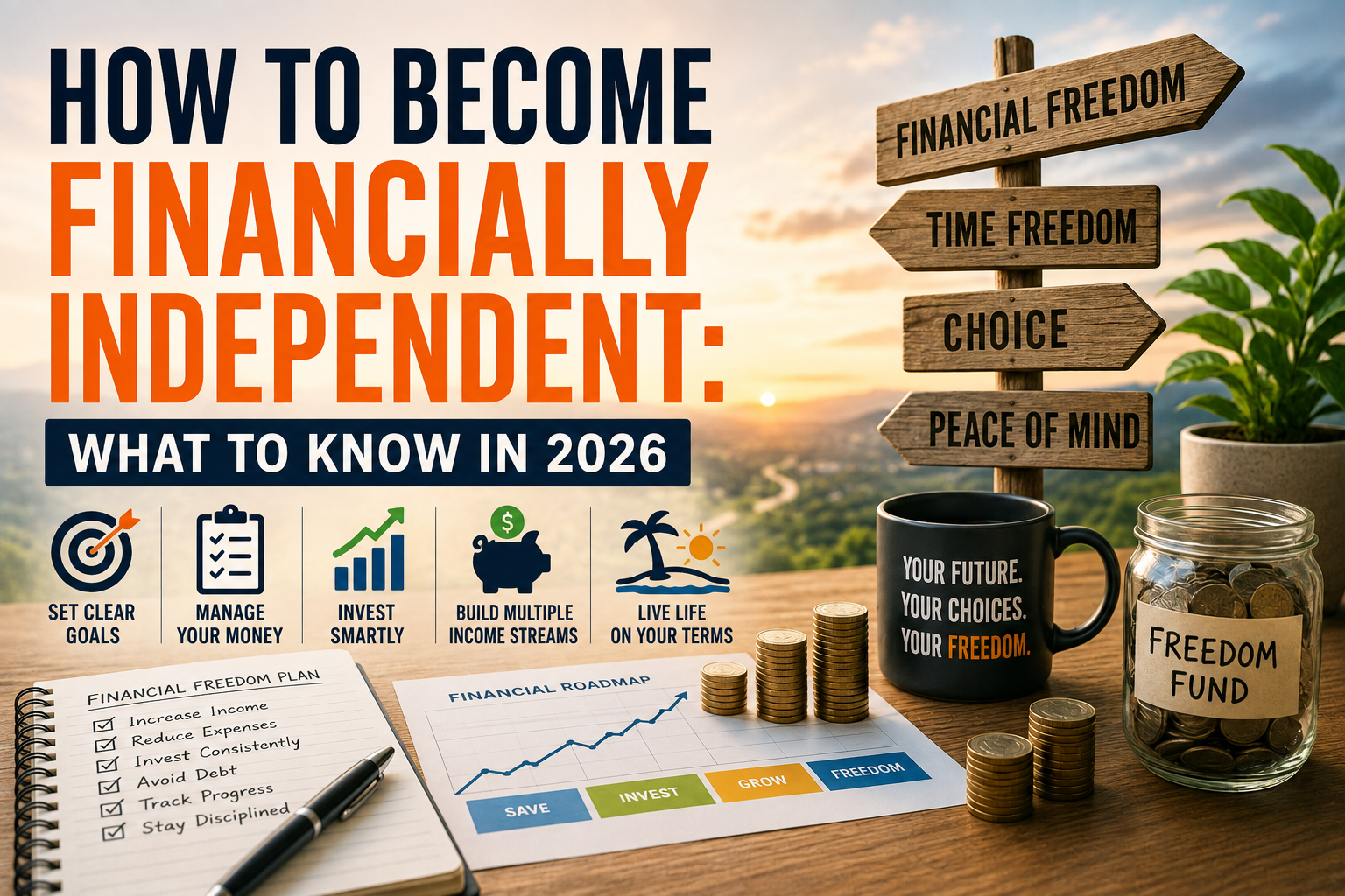 How To Become Financially Independent: What to Know in 2026