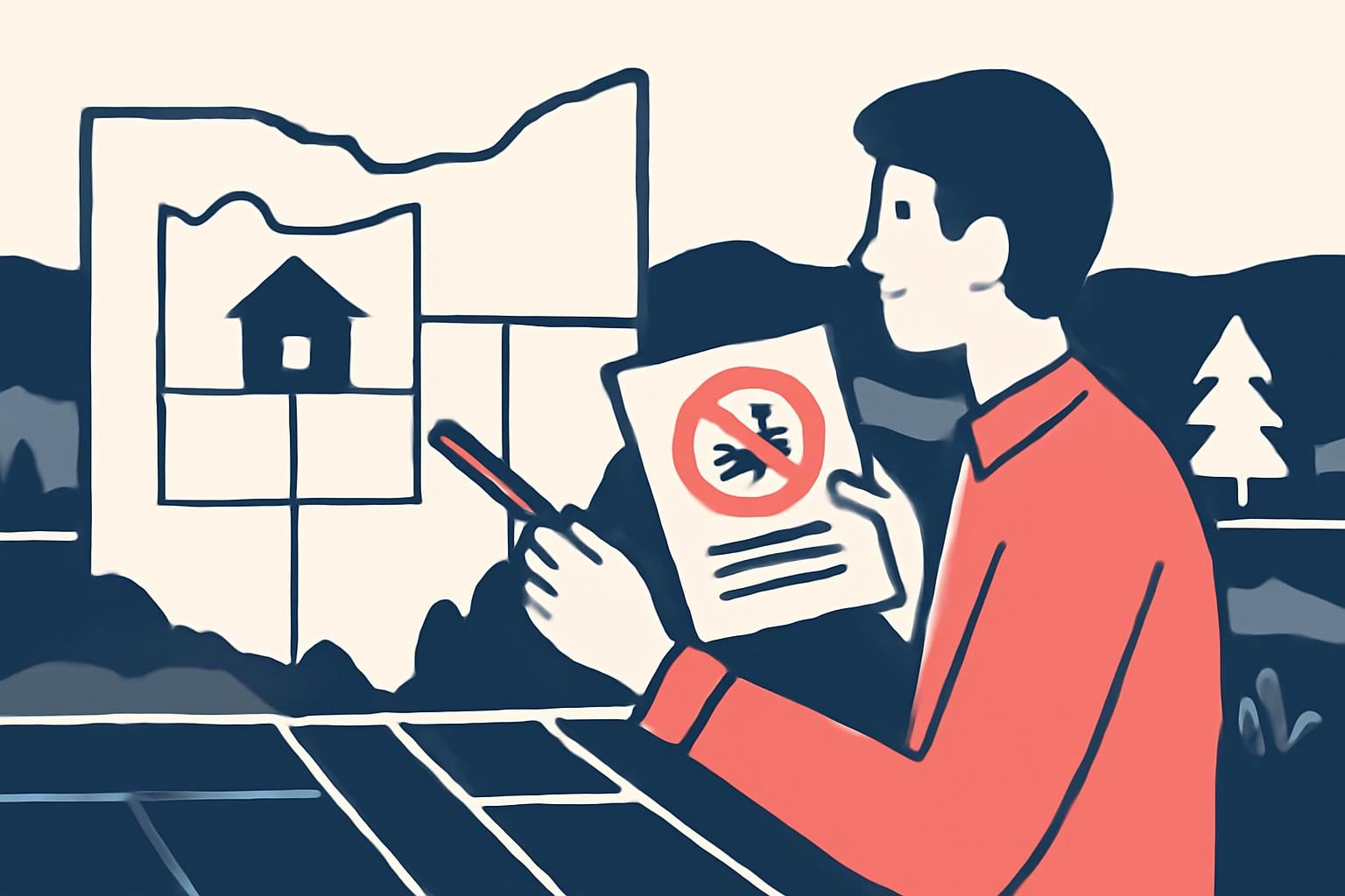 Illustration for Building Restrictions in Ohio