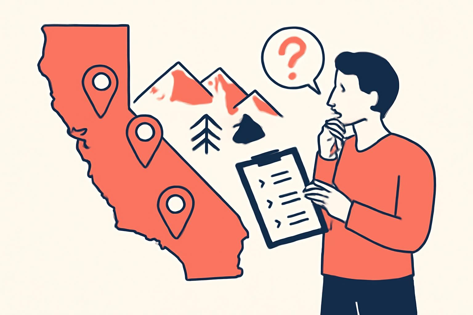What Are the Best Locations in California for Off-Grid Living? illustration for Can You Live Off Grid In California: Buyer’s Guide (2026)
