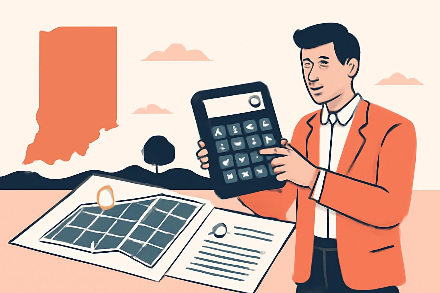 Illustration for Capital Gains on Land in Indiana