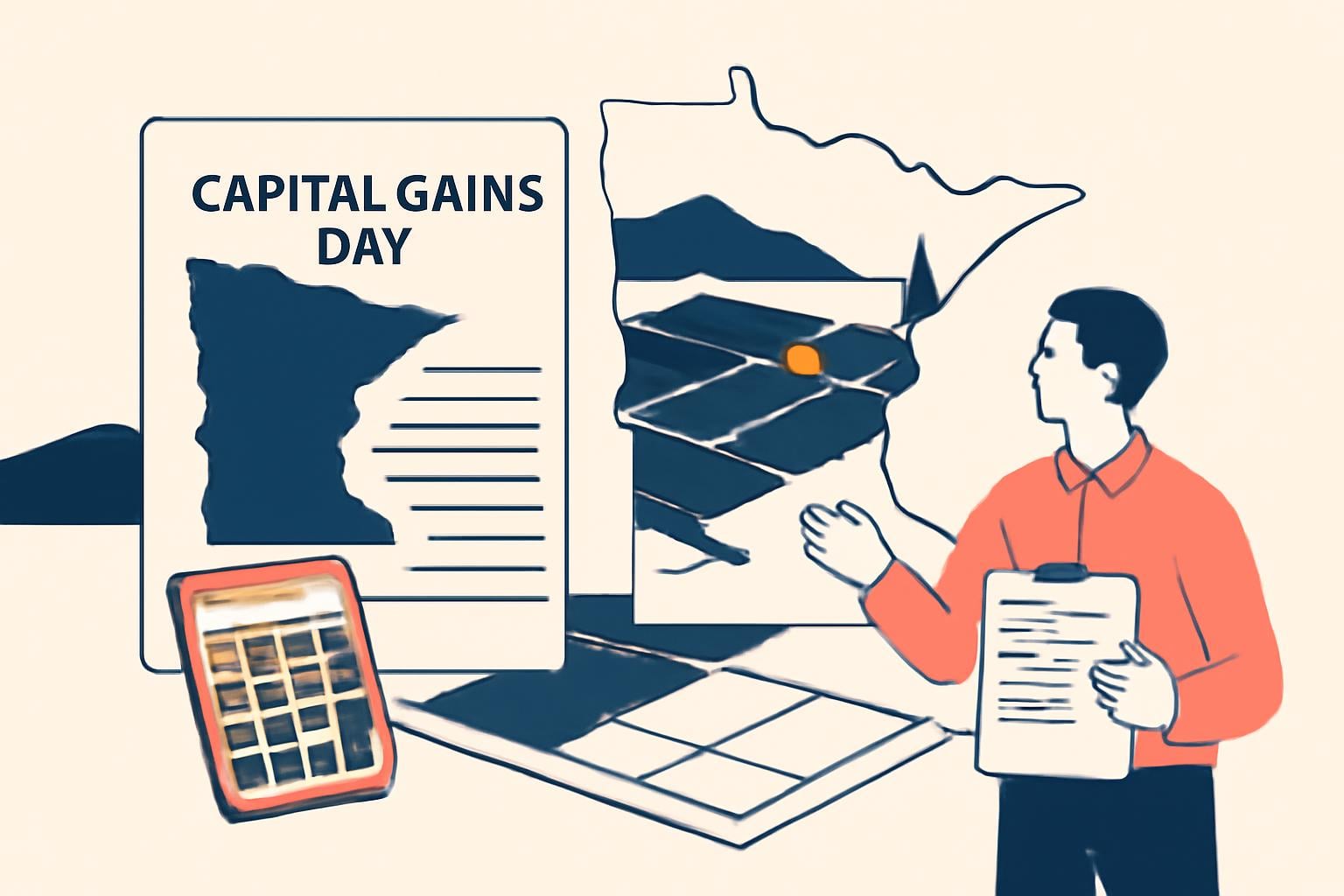 Illustration for Capital Gains on Land in Minnesota