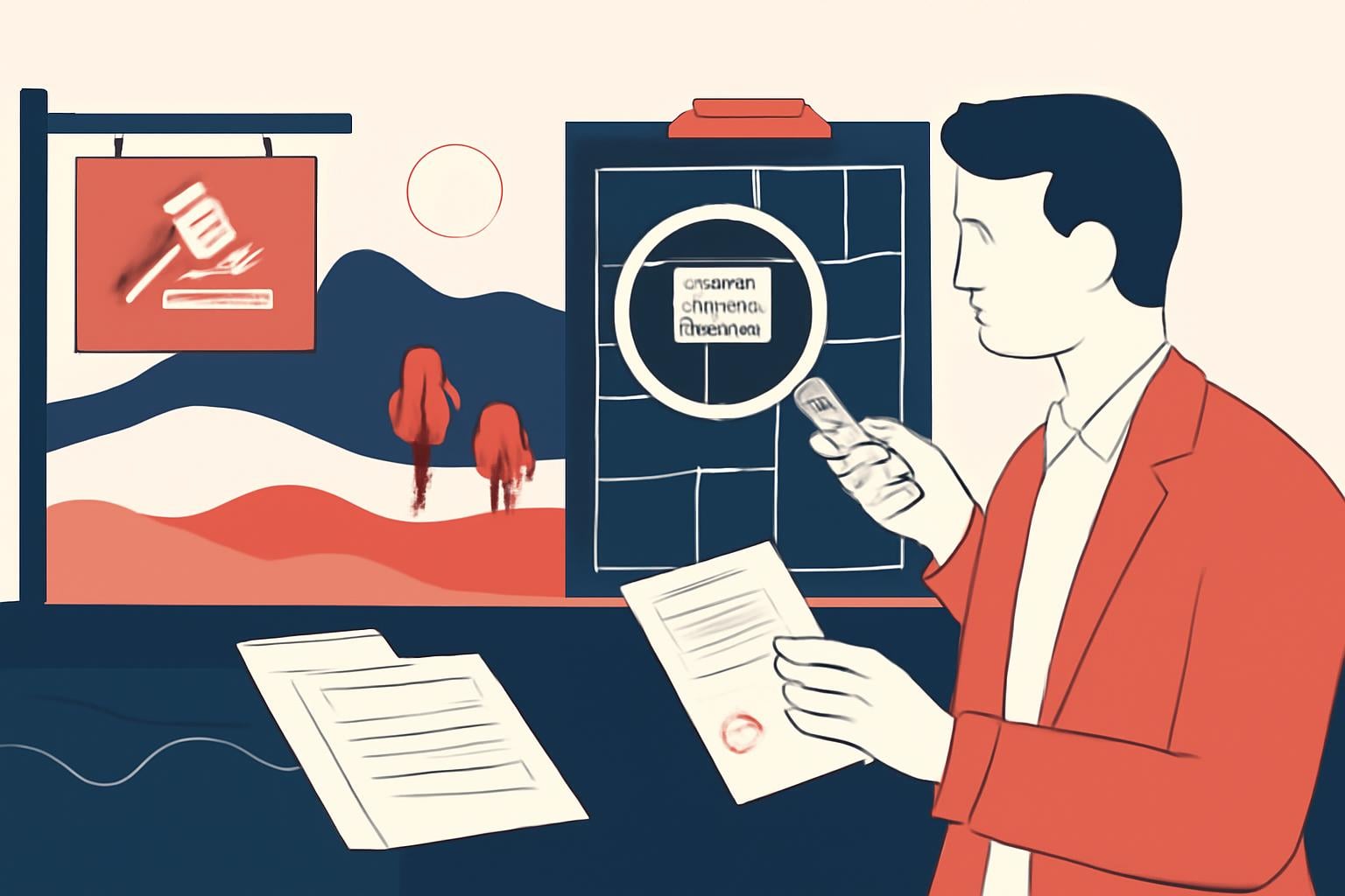 Illustration for How to Buy Land From Government Auctions