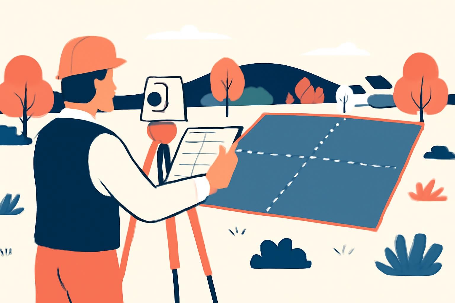 How Much Does It Cost to Survey Several Acres in New York? illustration for Land Survey Costs in New York