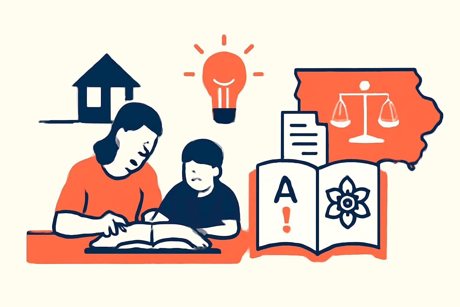 How Does Off Grid Living Affect Homeschooling and Education Laws in Iowa? illustration for Off Grid Laws In Iowa: Complete Guide (2026)