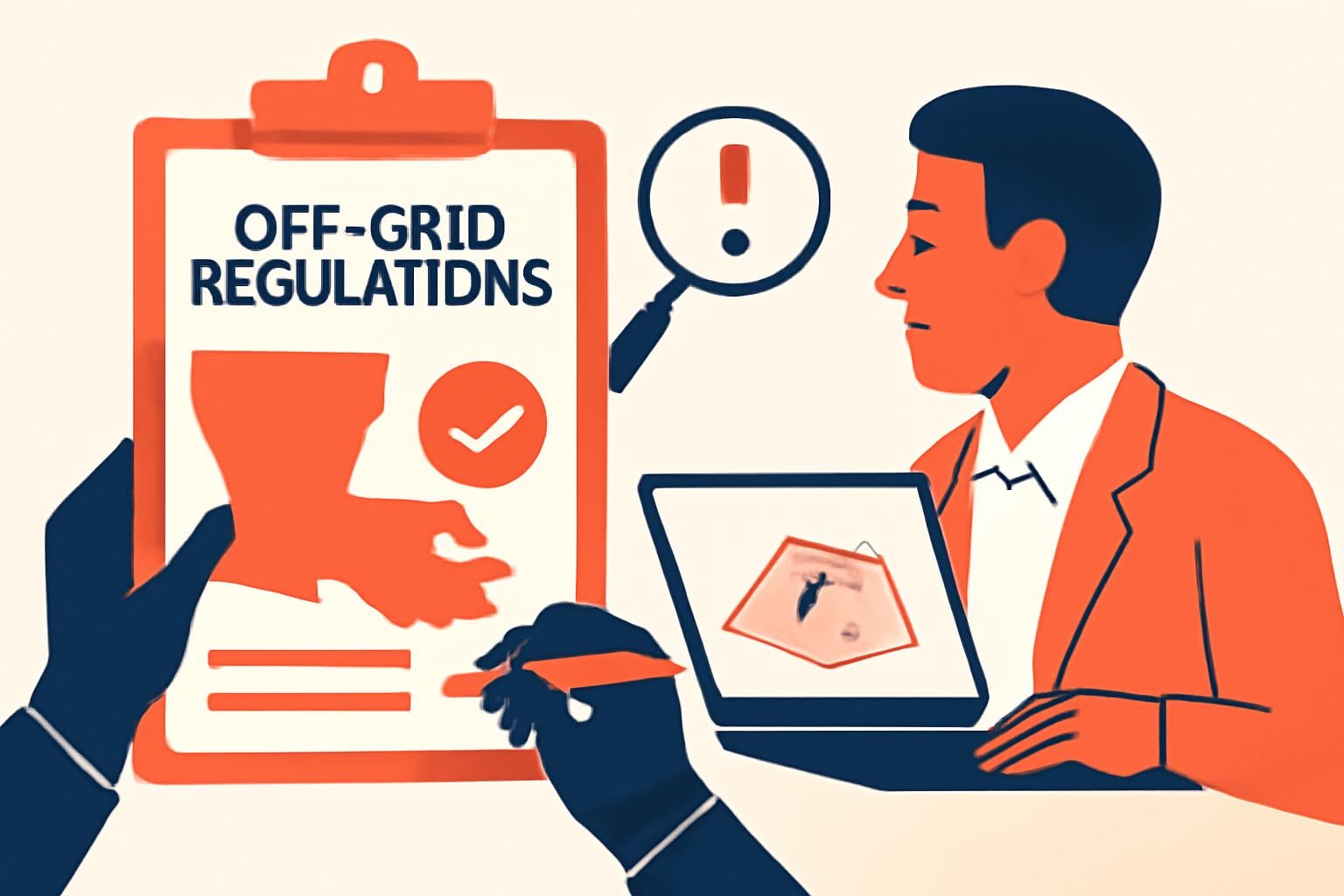 How Can I Ensure Compliance with Off Grid Regulations? illustration for Off Grid Regulations In Louisiana: Complete Guide (2026)