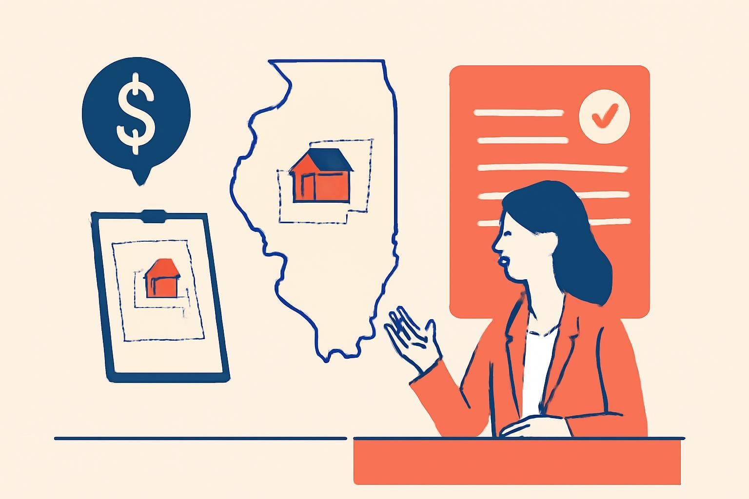 Are property surveys typically required for refinancing in Illinois? illustration for Property Survey Cost In Illinois: Complete Guide (2026)