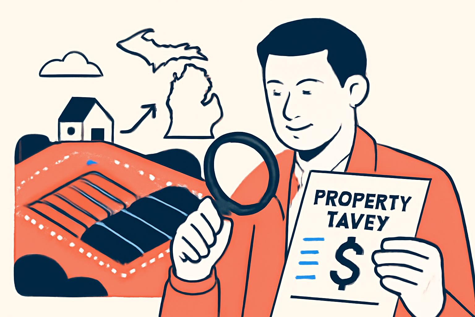 Can a property survey in Michigan affect your property taxes? illustration for Property Survey Cost In Michigan: Complete Guide (2026)
