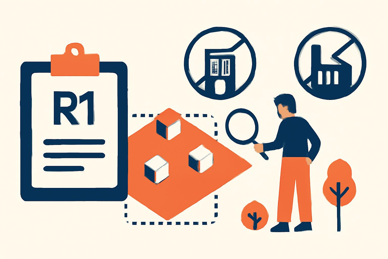 How Do R1 Rules Differ from Other Zoning Categories? illustration for R1 Zoning Rules In Arkansas: Complete Guide (2026)