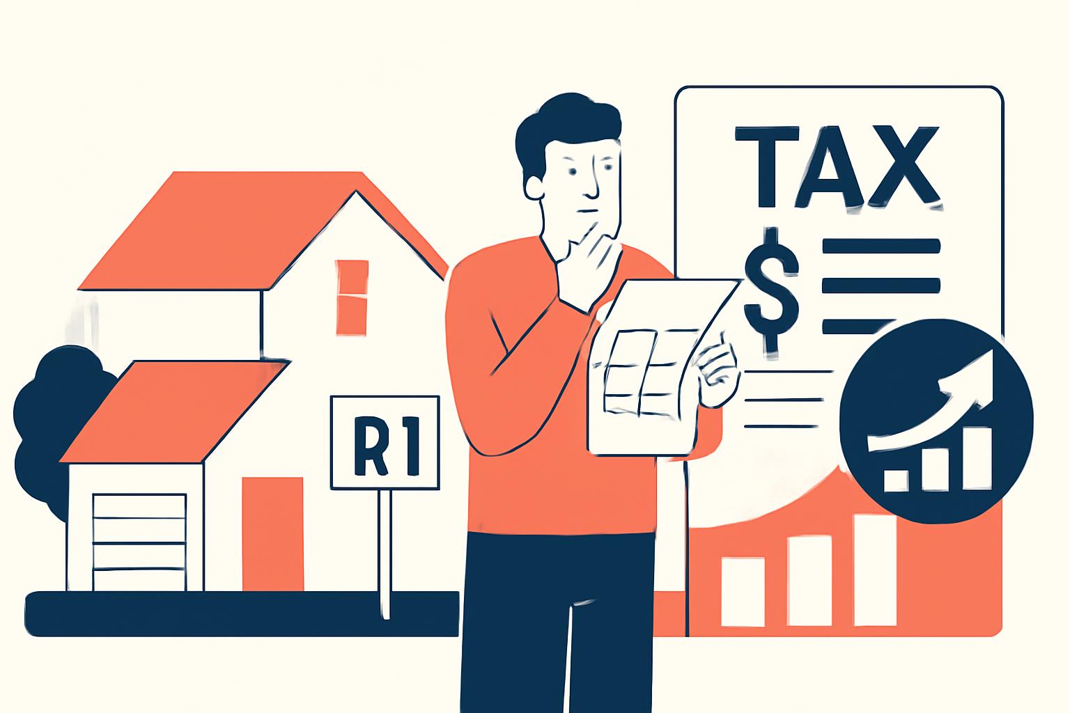 How do R1 zoning regulations impact property taxes? illustration for R1 Zoning Rules in South Carolina