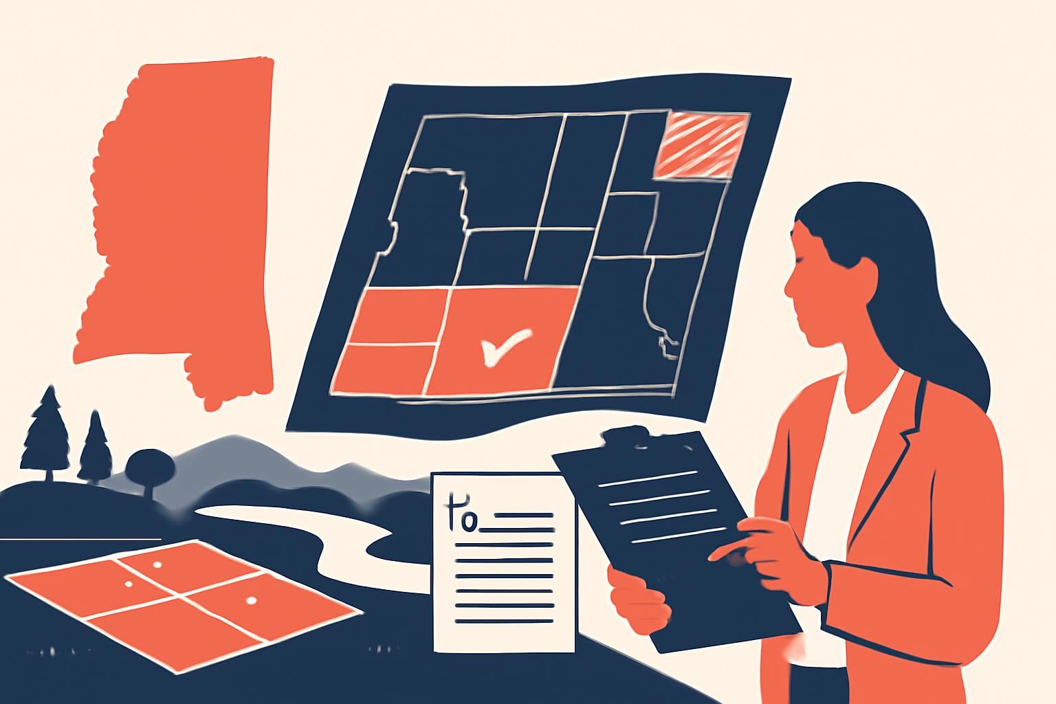 Illustration for Zoning Laws in Mississippi