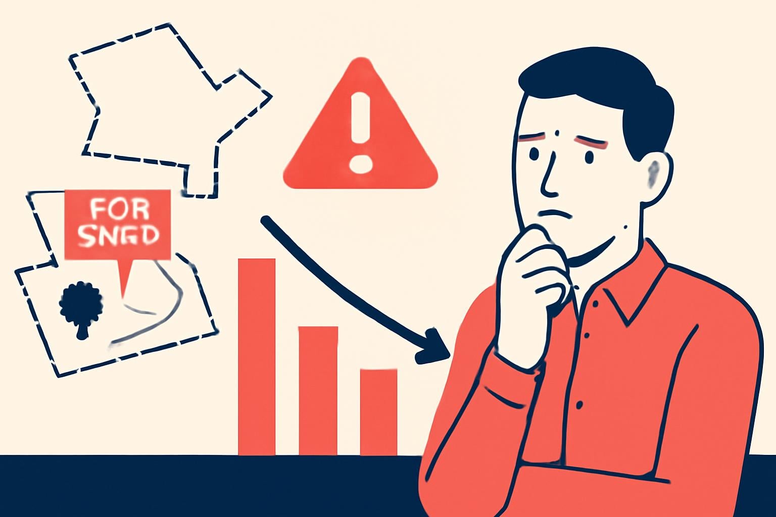 What are the biggest risks of flipping land on a tight budget? illustration for How to Flip Land Without Breaking the Bank: Direct Mail & Smart Funding (2…