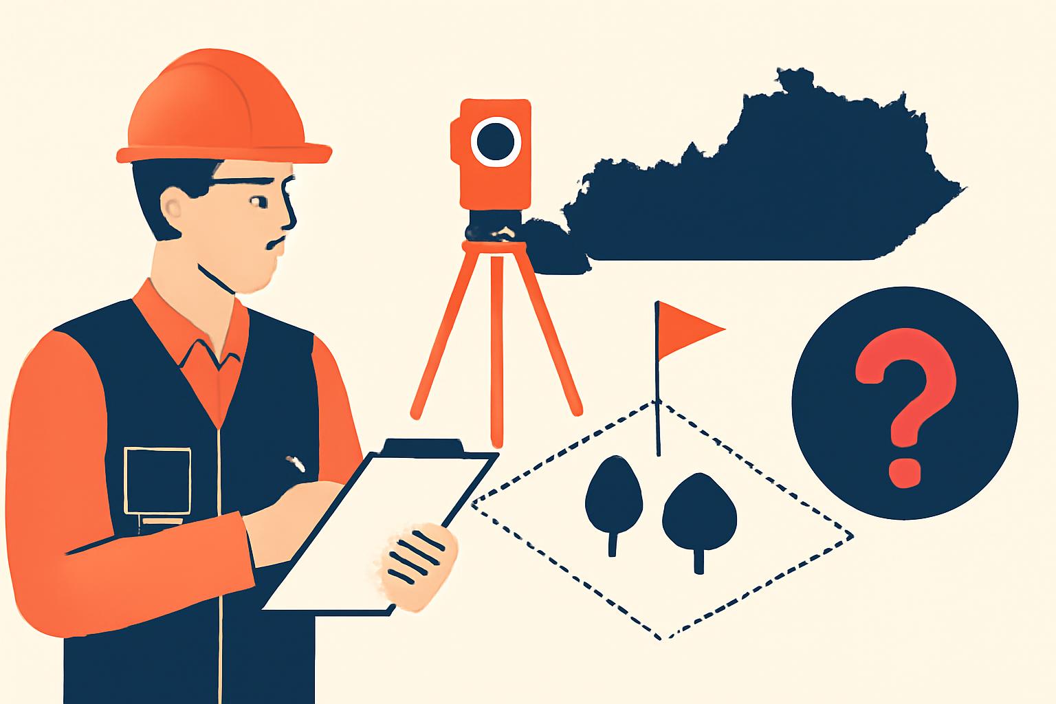 Can I do my own boundary survey in Kentucky? illustration for Boundary Survey Price In Kentucky: Complete Guide (2026)