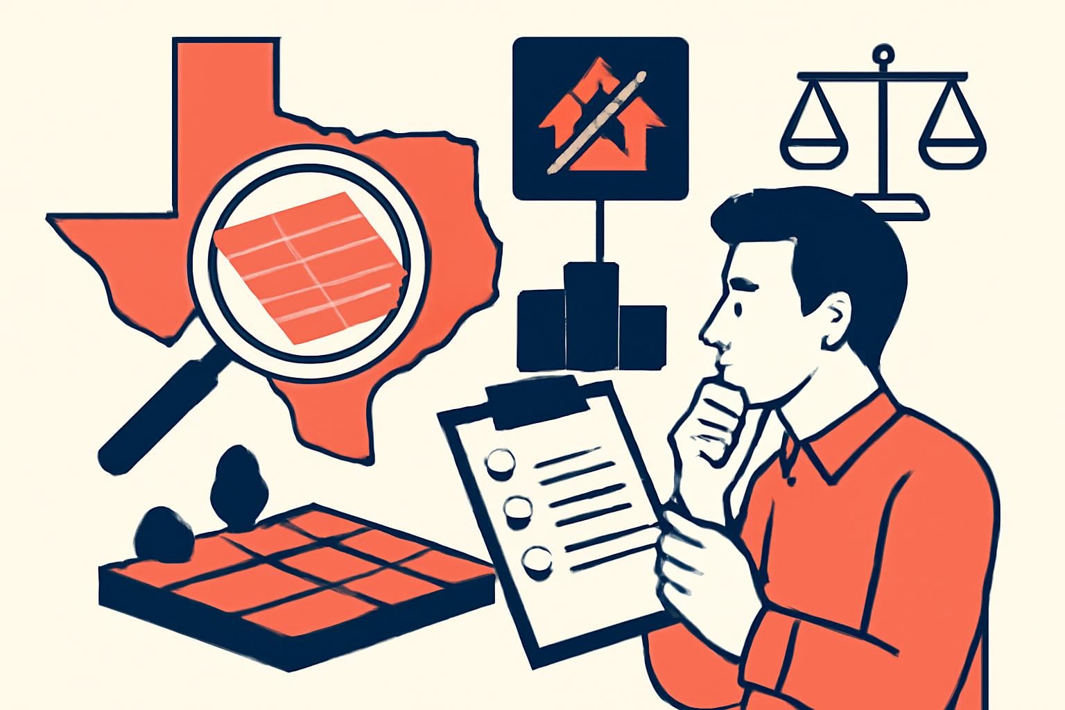 What Should Land Buyers and Developers Consider Before Building in Texas? illustration for Building Restrictions In Texas: Complete Guide (2026)