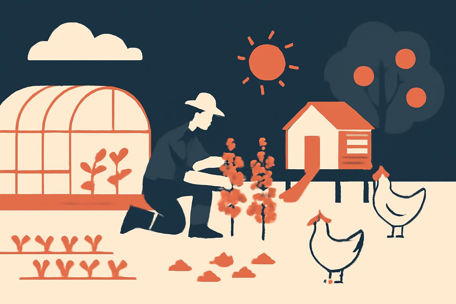 What Food Production Methods Work for Off-Grid Living? illustration for Can You Live Off Grid In New Hampshire: Buyer’s Guide (2026)