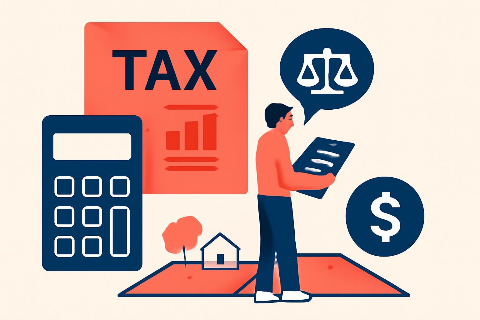 What Are the Tax Implications of Flipping Vacant Land? illustration for Flipping Vacant Land: Complete Guide (2025)