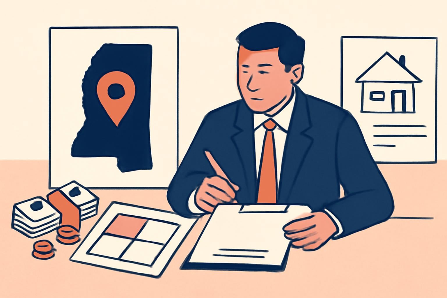 What is the process of buying land in Mississippi? illustration for Is Buying Land Good In Mississippi: Buyer’s Guide (2026)