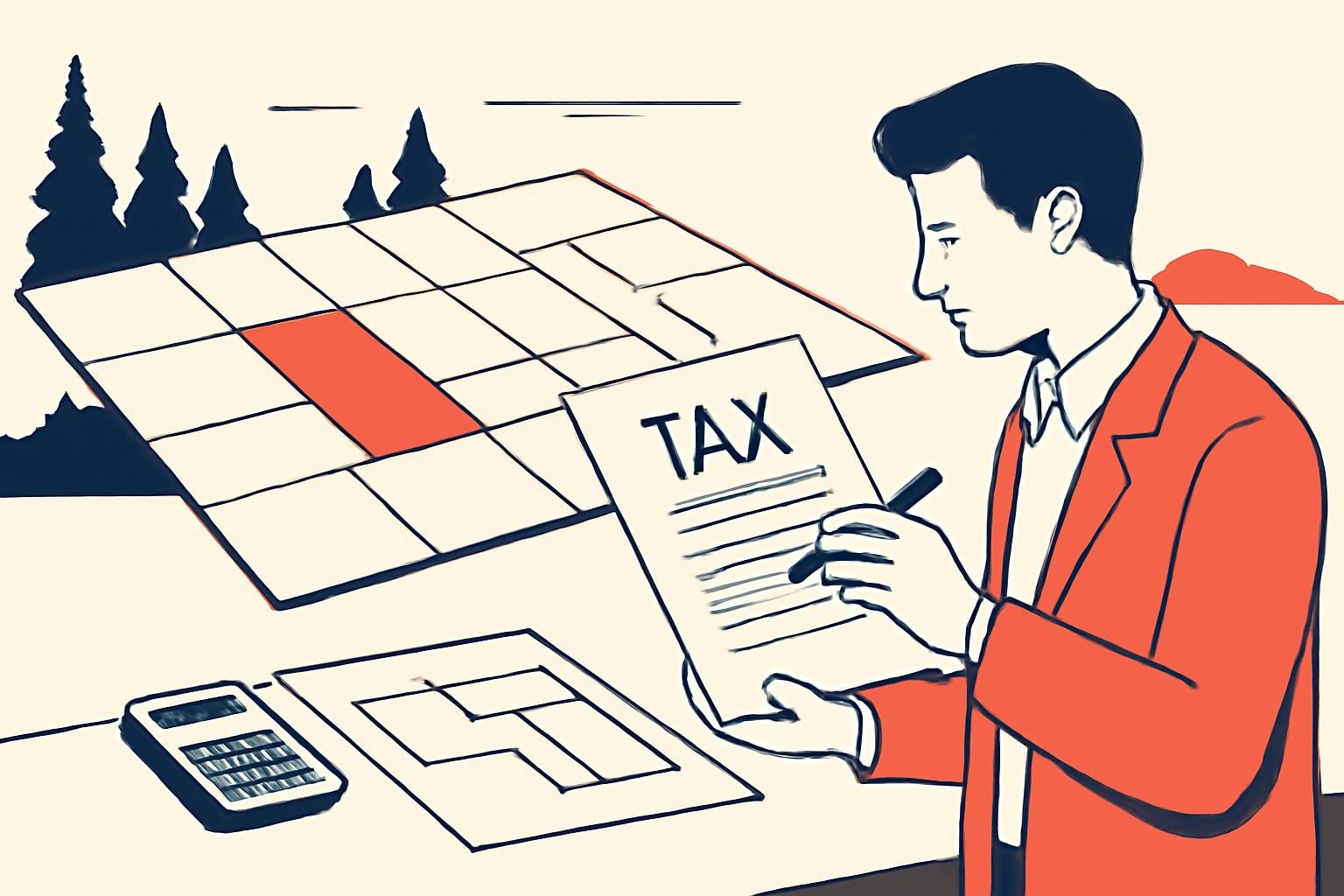 Illustration for Land Flipping Taxes: Complete Guide (2026)